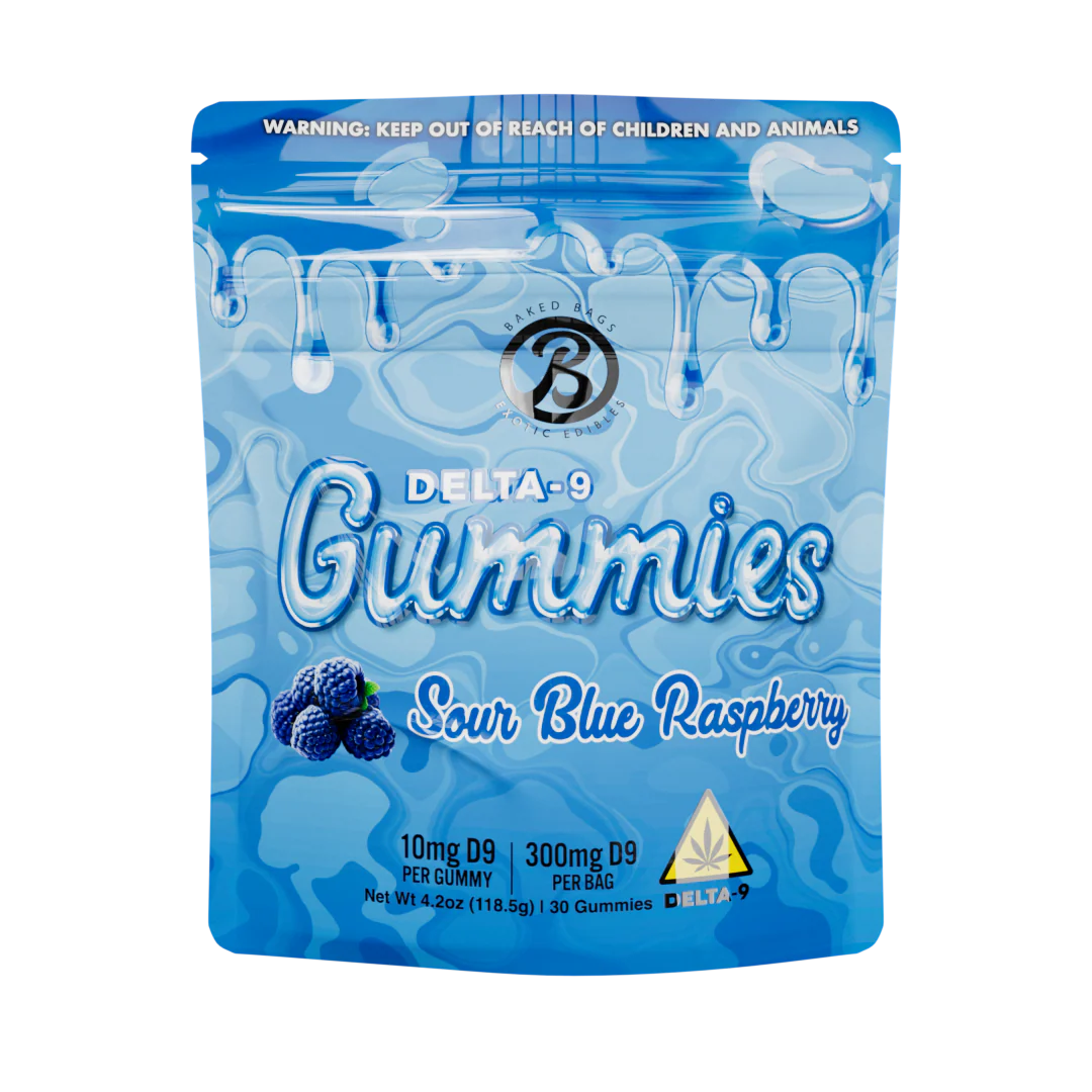 GUMMIES - SOUR BLUE RASPBERRY